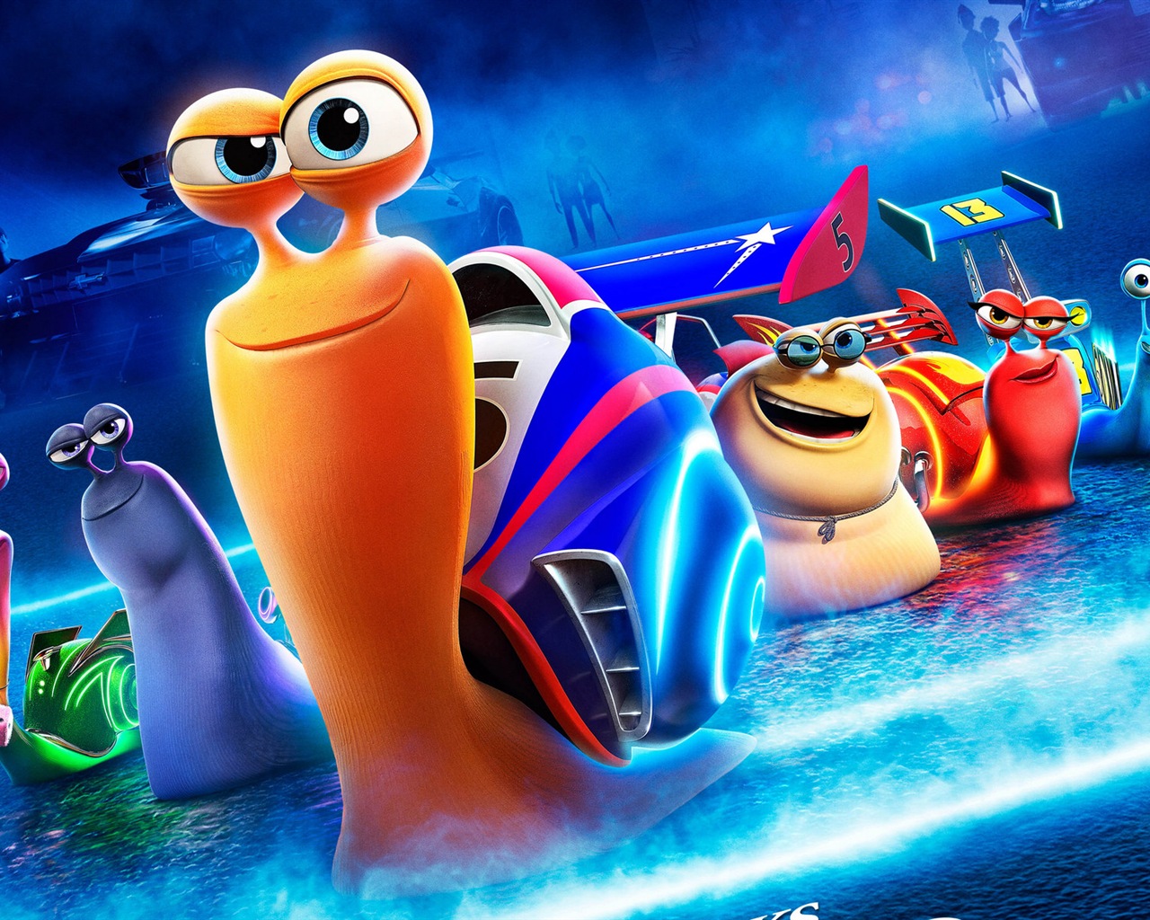 3D film Turbo HD tapety na plochu #1 - 1280x1024