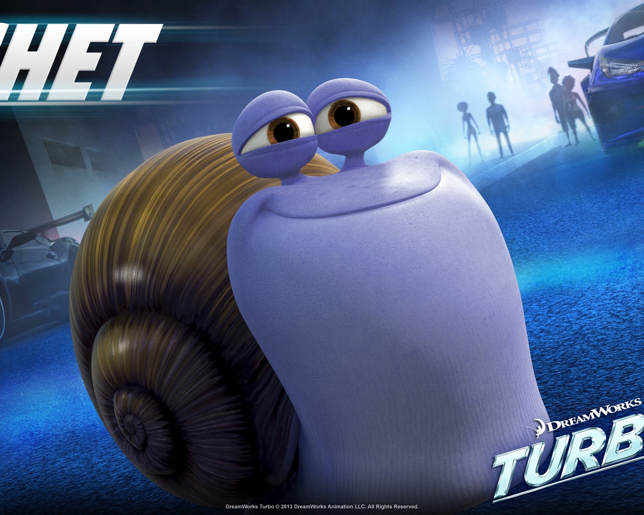 3D film Turbo HD tapety na plochu #3 - 1280x1024