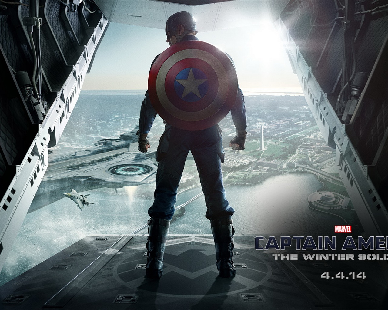 Captain America: The Winter Soldier fondos de pantalla HD #2 - 1280x1024