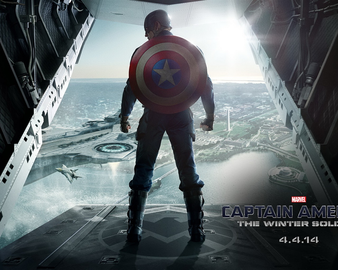 Captain America: The Winter Soldier HD tapety na plochu #2 - 1280x1024