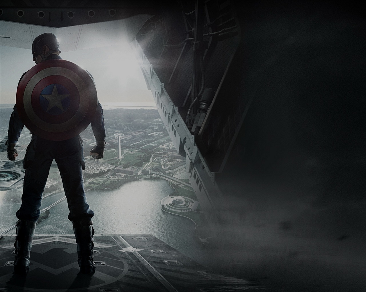 Captain America: The Winter Soldier HD tapety na plochu #4 - 1280x1024