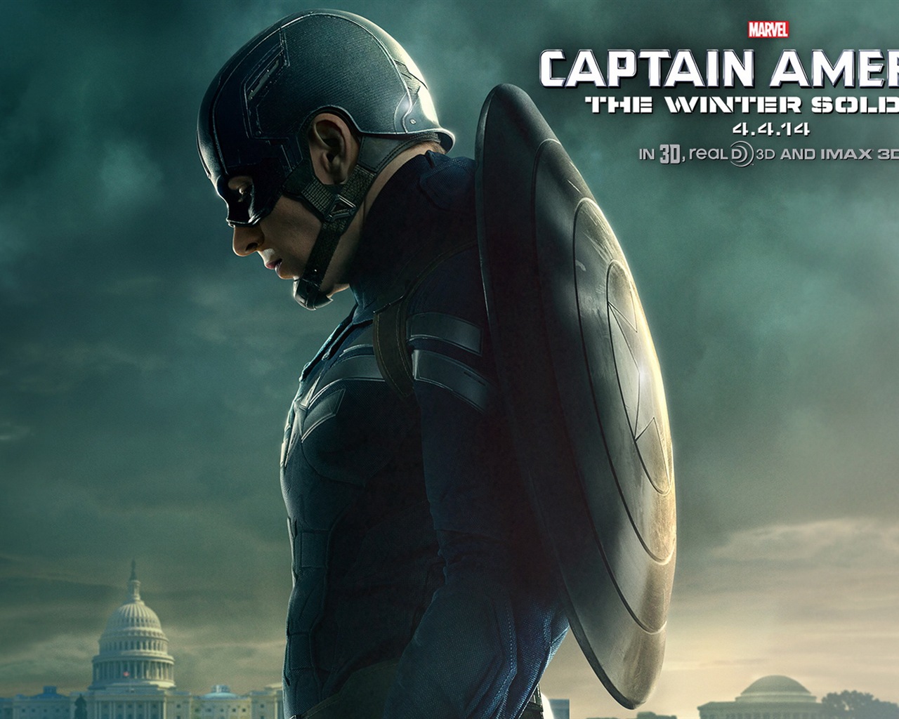 Captain America: The Winter Soldier HD tapety na plochu #7 - 1280x1024