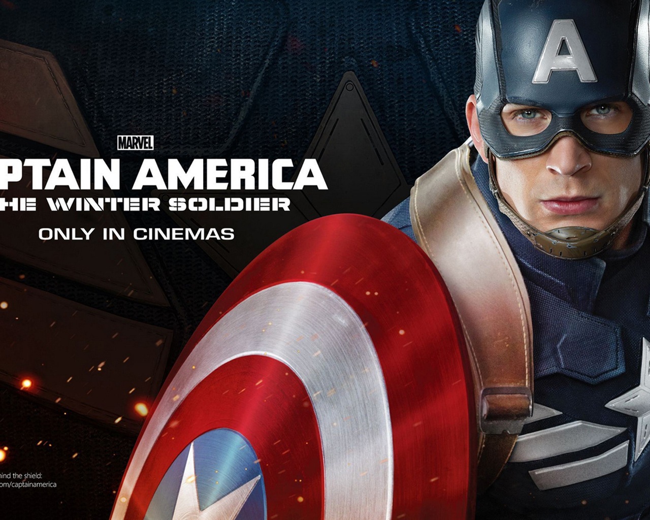 Captain America: The Winter Soldier HD tapety na plochu #11 - 1280x1024