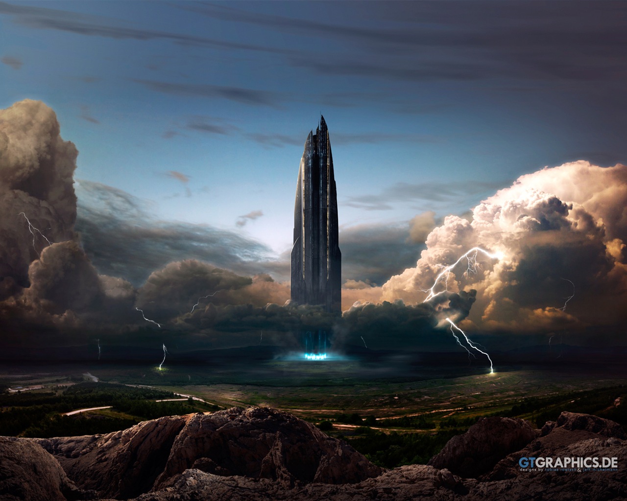 Windows 8 GTGraphics sci-fi téma HD Tapety na plochu #1 - 1280x1024