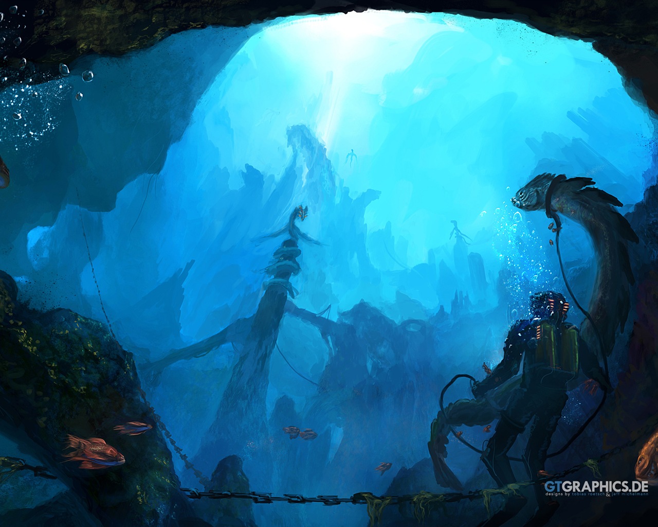 GTGraphics 科幻主題 Windows 8 高清壁紙 #3 - 1280x1024