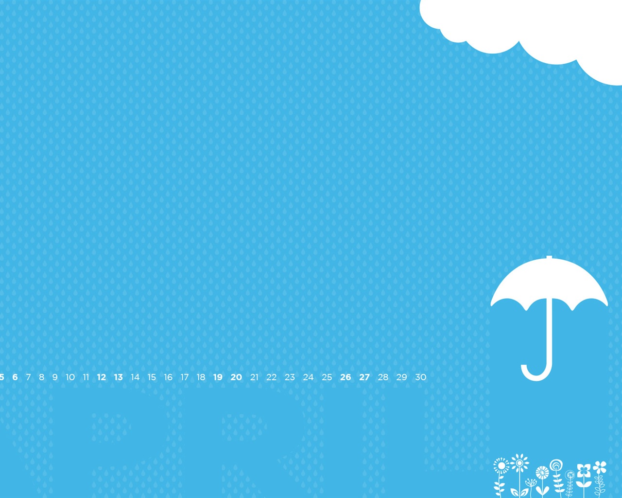 2014年4月 月曆壁紙(二) #3 - 1280x1024