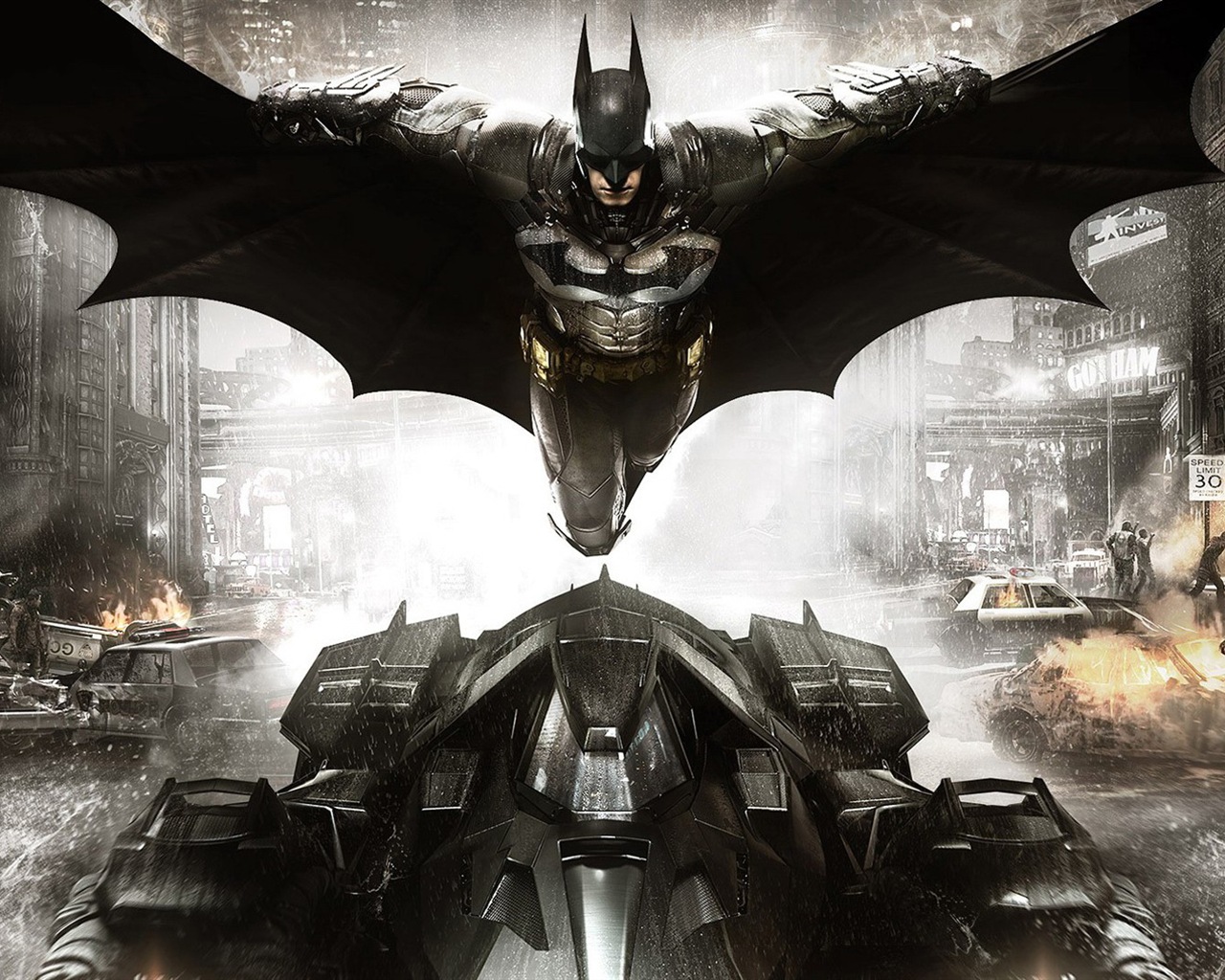 Batman: Arkham Knight 蝙蝠侠阿甘骑士 高清游戏壁纸1 - 1280x1024