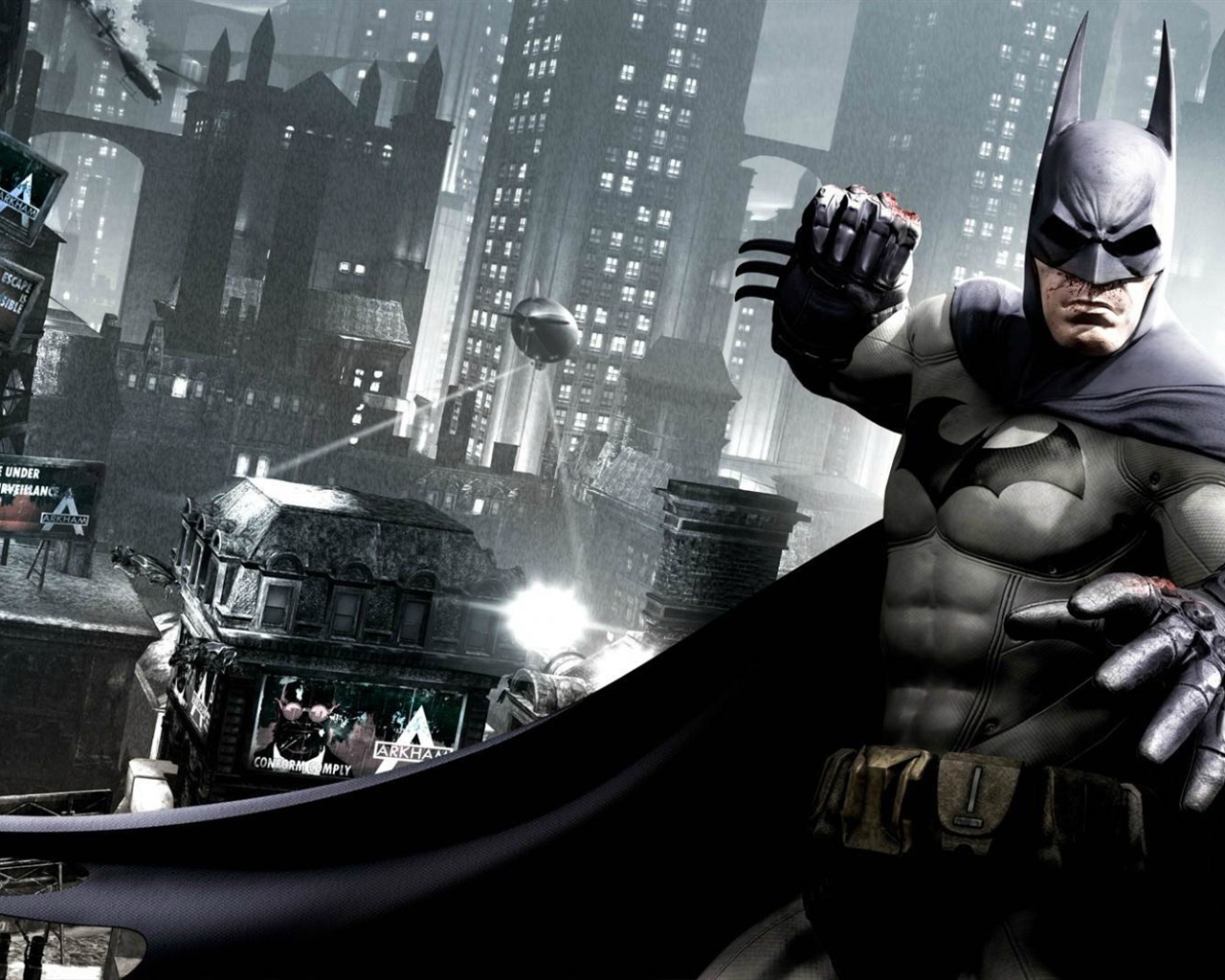 Batman: Arkham Knight 蝙蝠侠阿甘骑士 高清游戏壁纸5 - 1280x1024