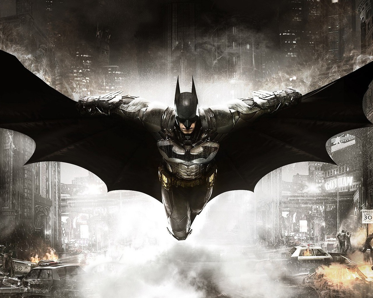 Batman: Arkham Knight 蝙蝠侠阿甘骑士 高清游戏壁纸9 - 1280x1024