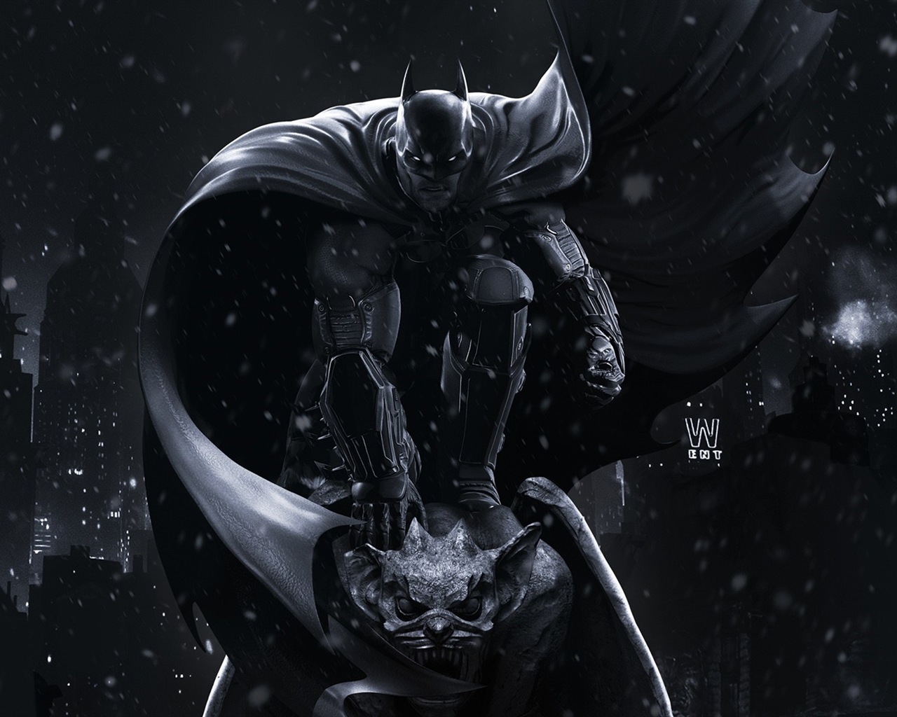 Batman: Arkham Knight 蝙蝠俠阿甘騎士 高清遊戲壁紙 #11 - 1280x1024
