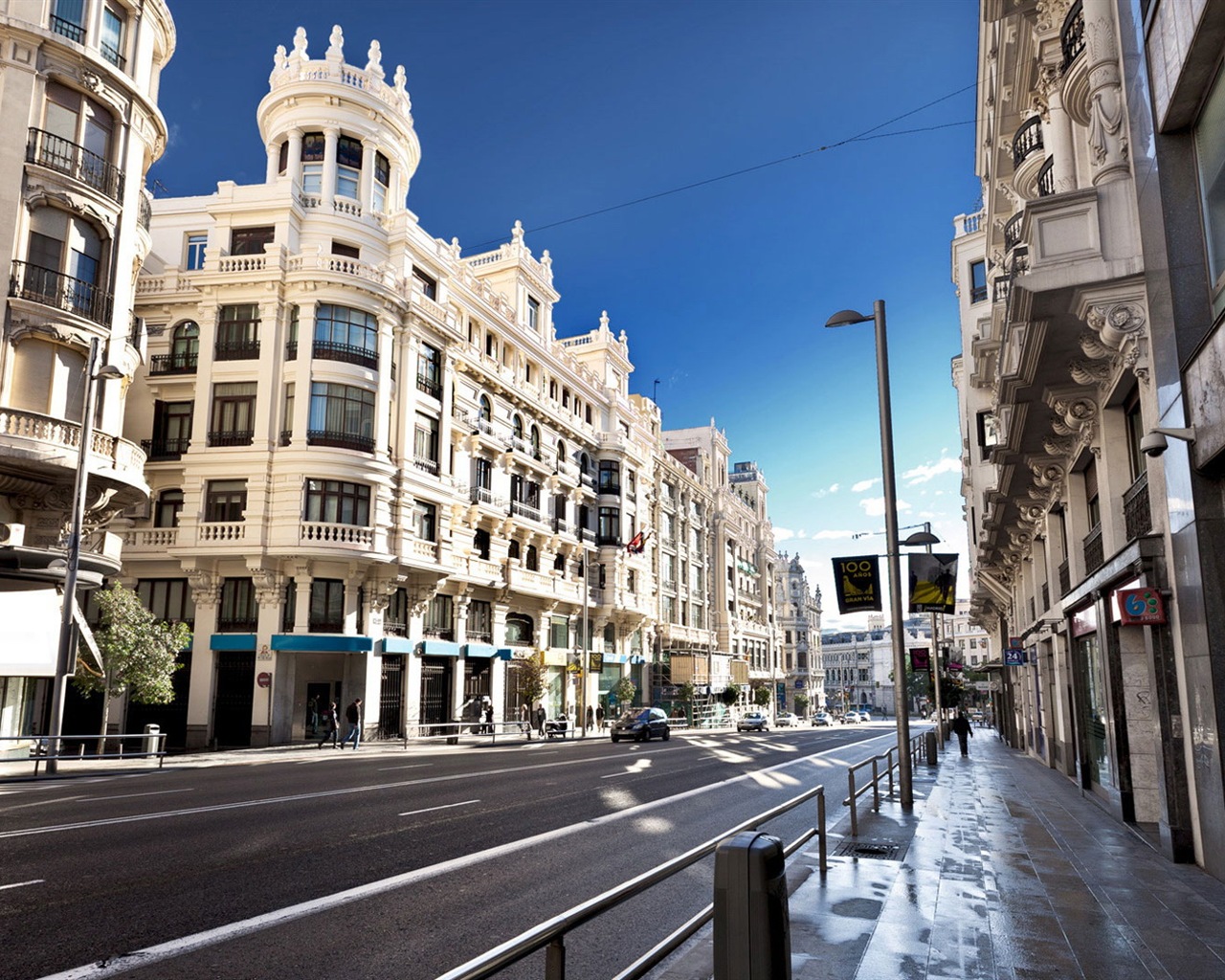 Spanischen Hauptstadt Madrid, Stadtlandschaft HD Wallpaper #8 - 1280x1024