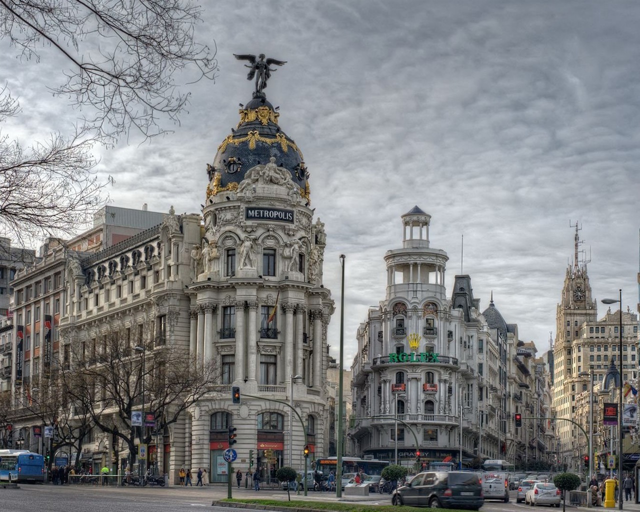 Spanish capital of Madrid, city scenery HD wallpapers #11 - 1280x1024