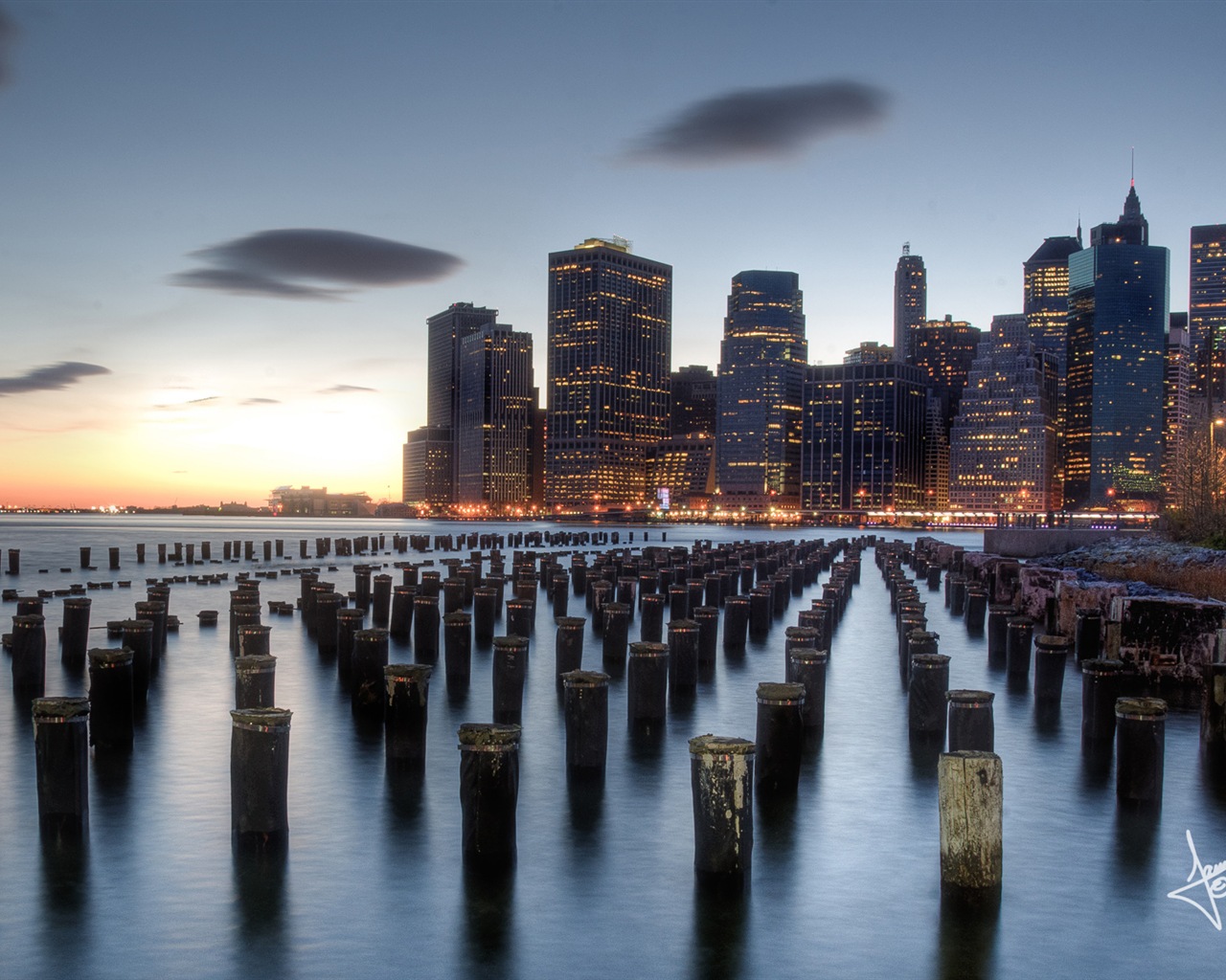 Paysages urbains de New York, Microsoft Windows 8 fonds d'écran HD #1 - 1280x1024