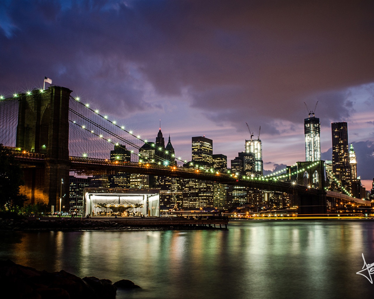 Paysages urbains de New York, Microsoft Windows 8 fonds d'écran HD #5 - 1280x1024