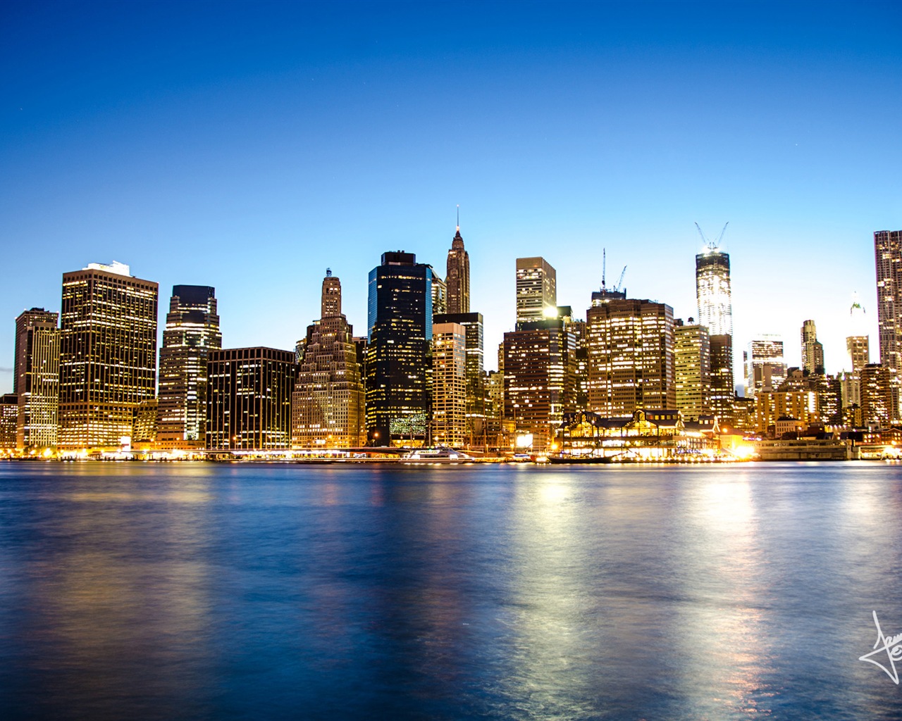 Paisajes urbanos de Nueva York, Microsoft Windows 8 fondos de pantalla de alta definición #12 - 1280x1024