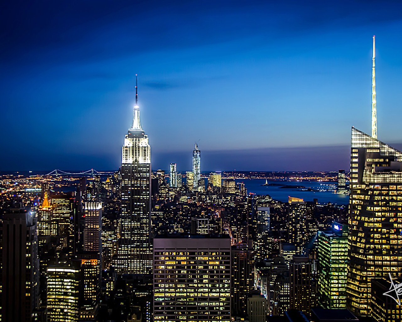 New York Pohledy na město, Microsoft Windows 8 HD tapety na plochu #15 - 1280x1024