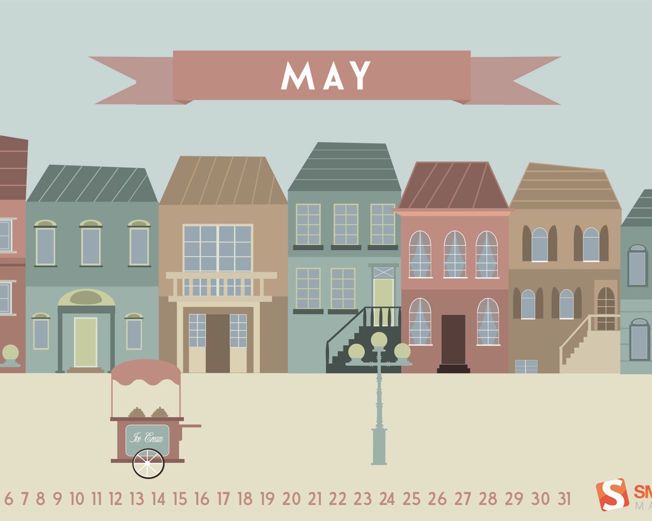 May 2014 calendar wallpaper (2) #4 - 1280x1024