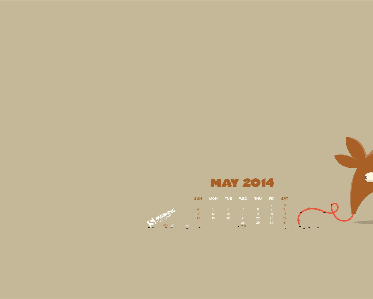 May 2014 calendar wallpaper (2) #18 - 1280x1024