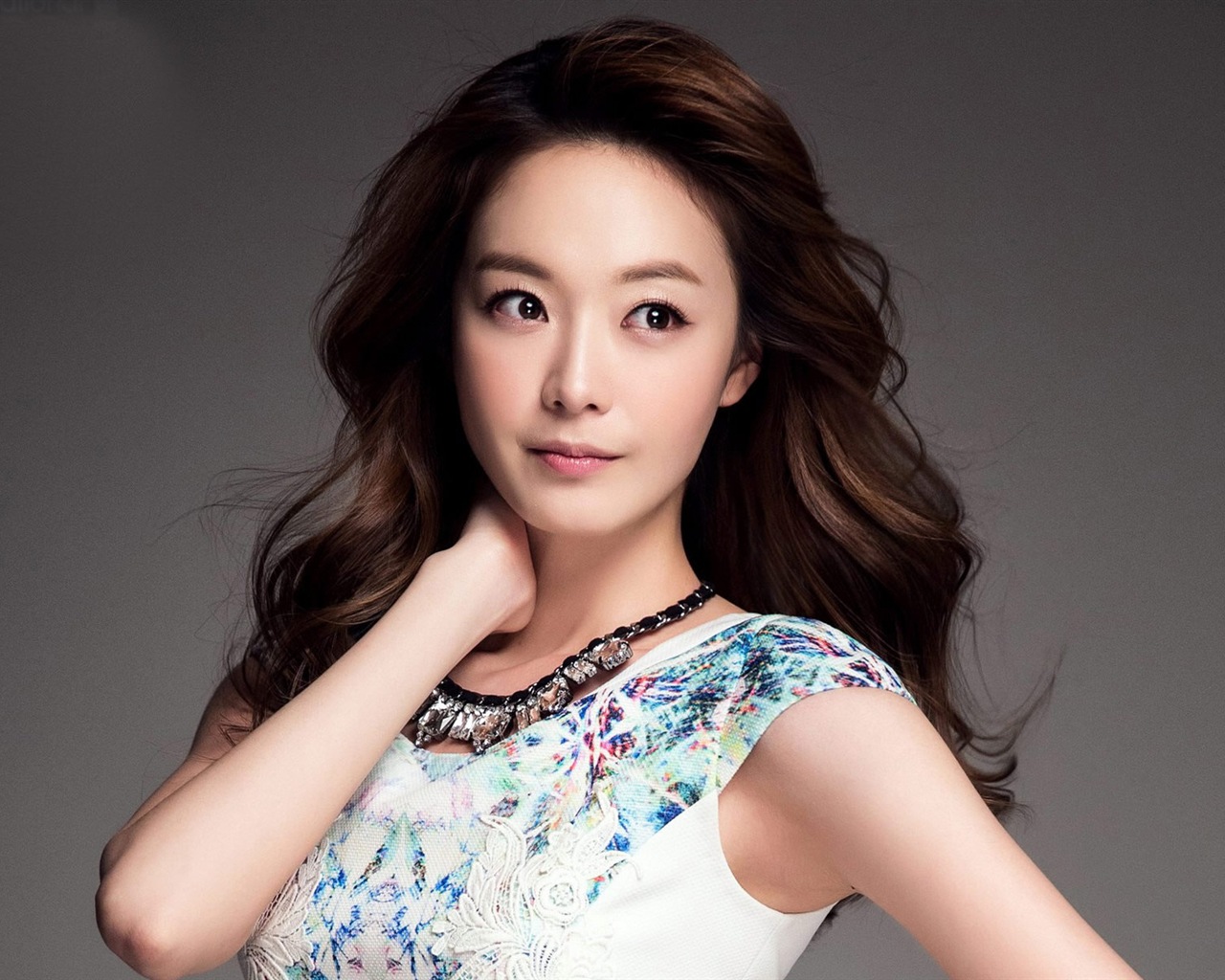 Jeon So-Min, le coréen belle fille, fonds d'écran HD #5 - 1280x1024