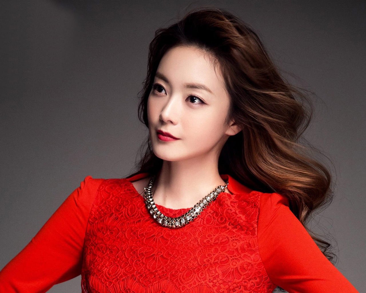 Jeon So-Min, le coréen belle fille, fonds d'écran HD #6 - 1280x1024