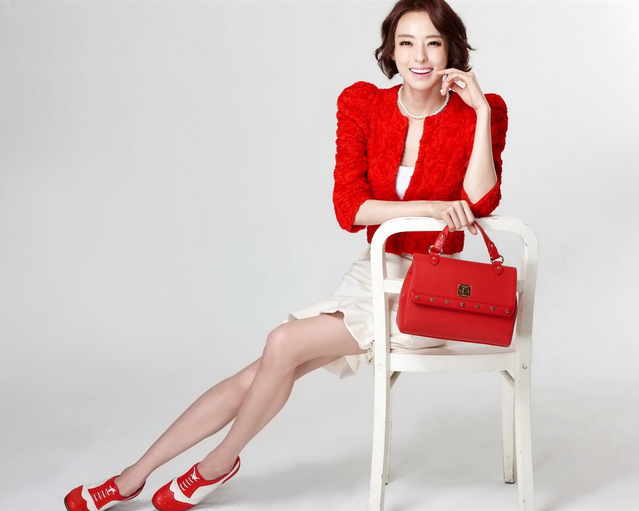 Korejský krásná dívka, Lee Da Hae, HD tapety na plochu #8 - 1280x1024