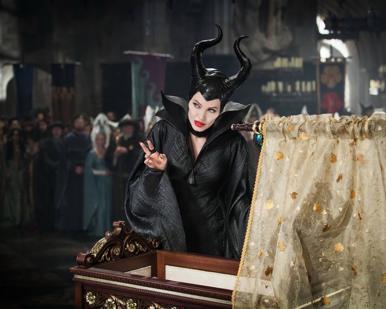 Maleficent 黑魔女：沉睡魔咒 2014 高清电影壁纸5 - 1280x1024