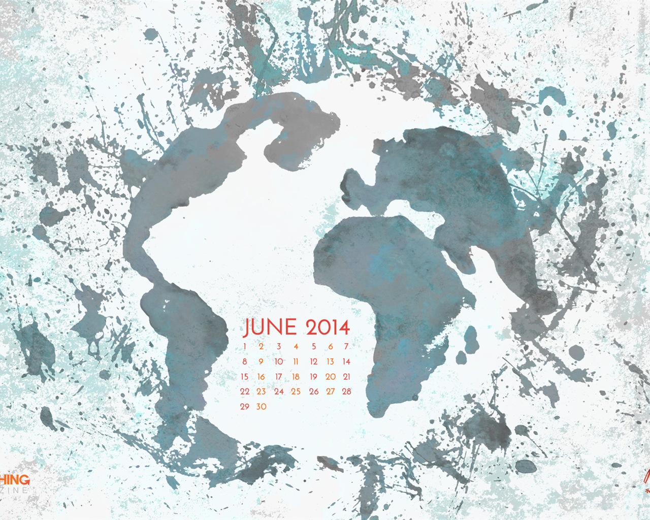 June 2014 calendar wallpaper (2) #4 - 1280x1024