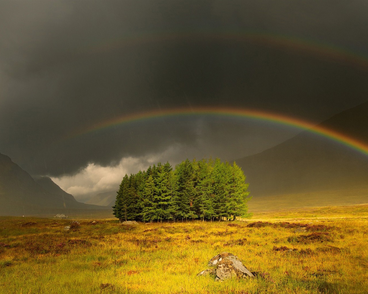 Schöner Regenbogen Landschaft HD Wallpaper #6 - 1280x1024