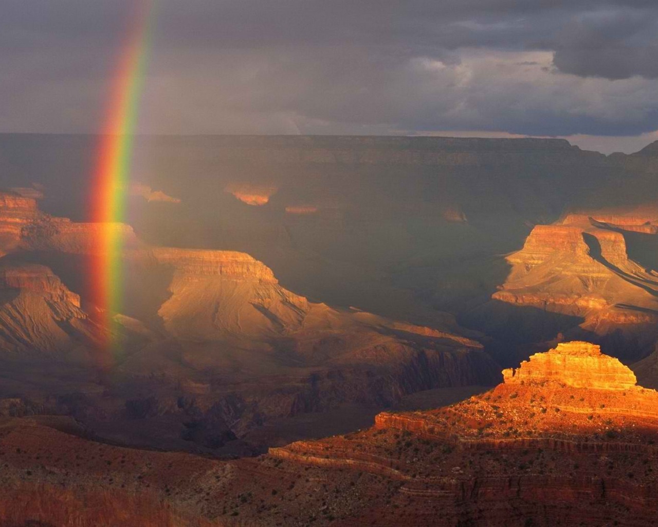 Schöner Regenbogen Landschaft HD Wallpaper #12 - 1280x1024