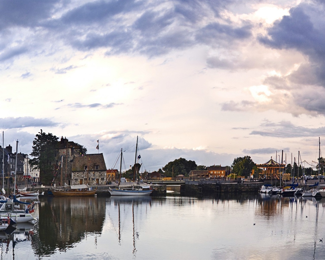 Paysage européen, Windows 8 fonds d'écran widescreen panoramique #7 - 1280x1024