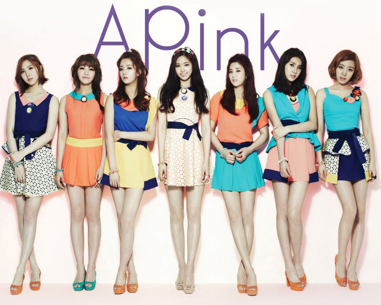 韩国音乐女子组合 A Pink 高清壁纸6 - 1280x1024