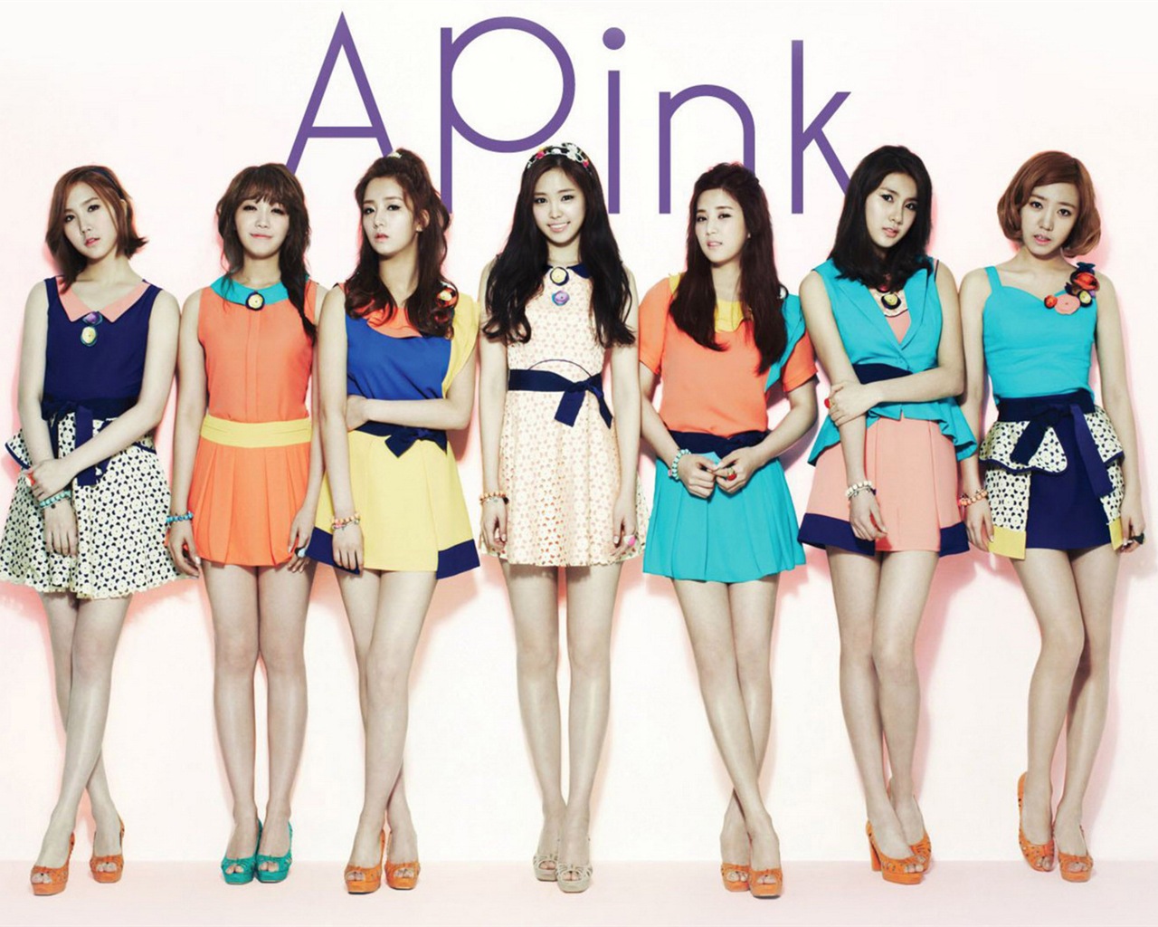 韓國音樂女子組合 A Pink 高清壁紙 #6 - 1280x1024