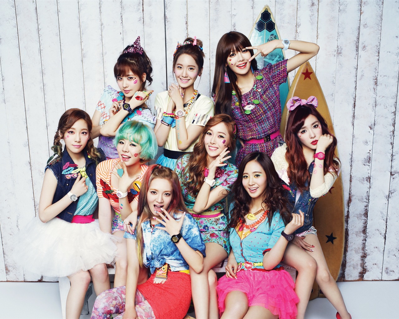 Girls Generation SNSD Casio küssen mich, Baby-G Hintergrundbilder #1 - 1280x1024