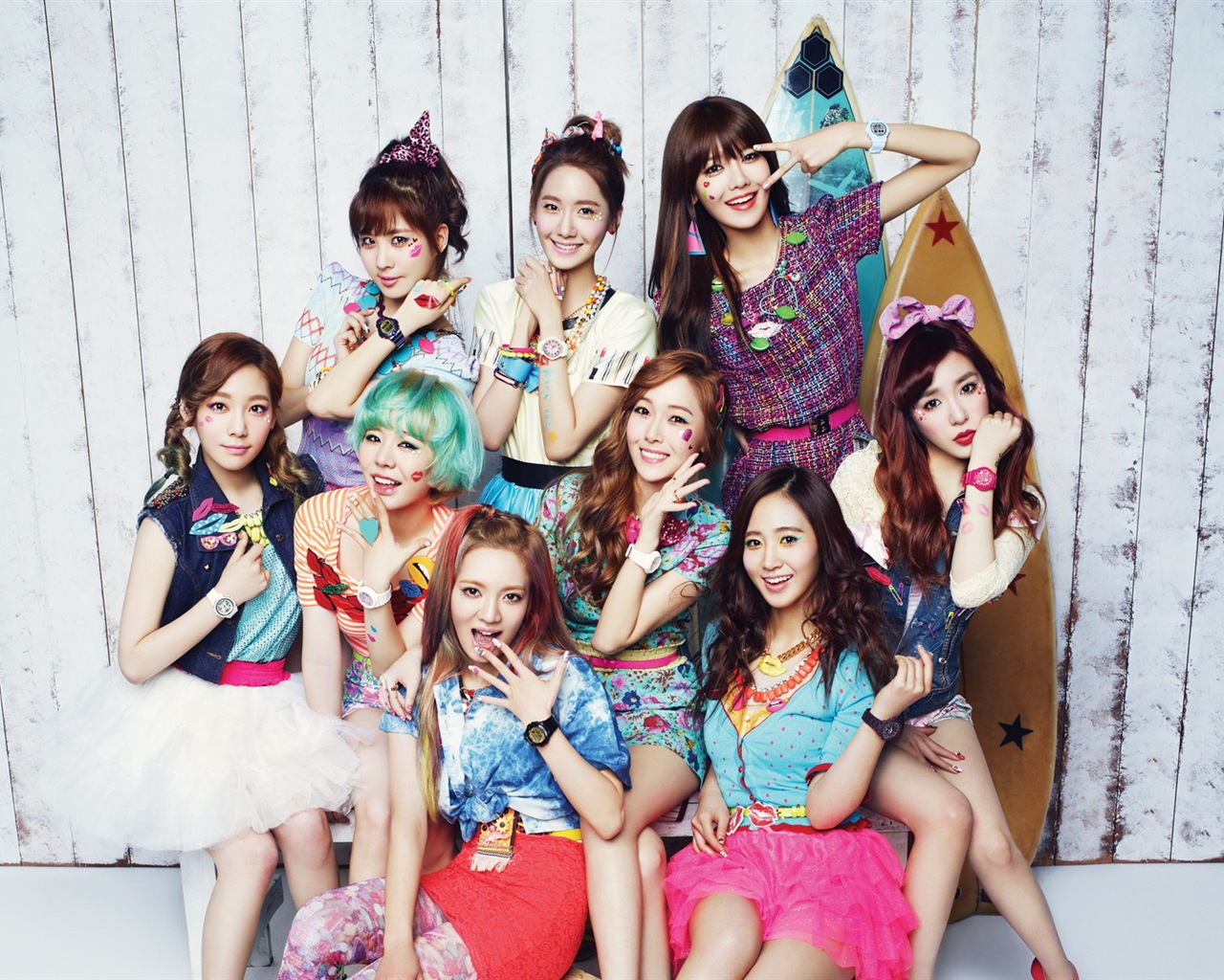 少女時代 Casio Kiss Me Baby-G 壁紙專輯 #1 - 1280x1024
