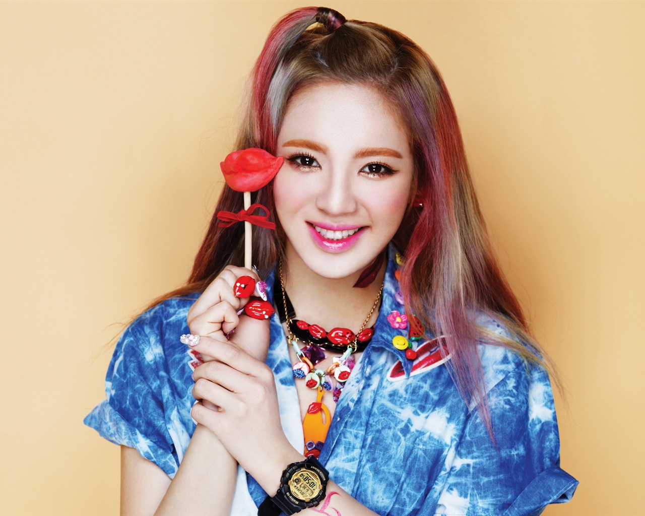 少女時代 Casio Kiss Me Baby-G 壁紙專輯 #8 - 1280x1024