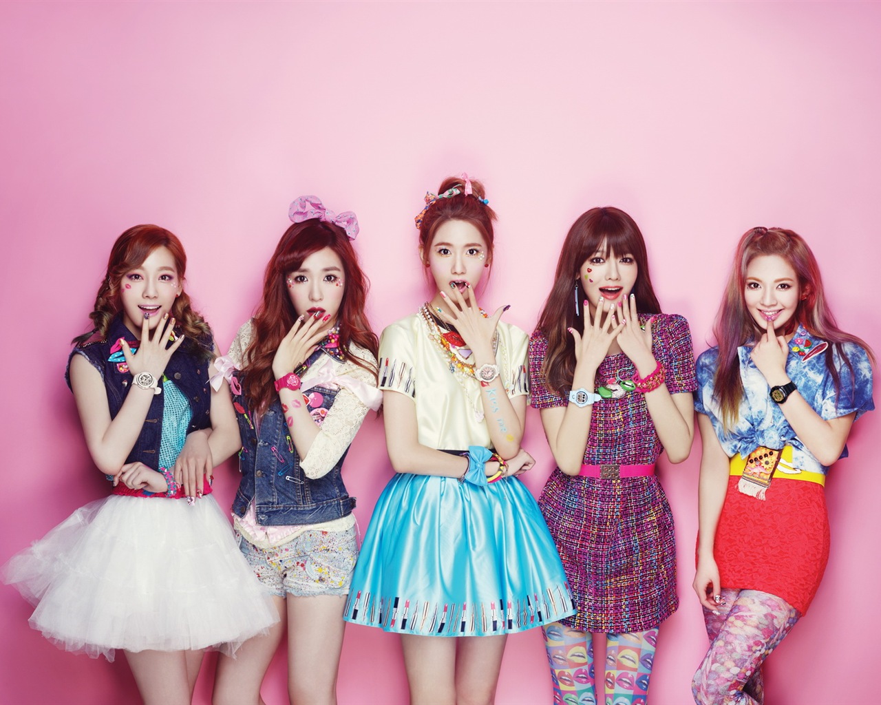 少女時代 Casio Kiss Me Baby-G 壁紙專輯 #11 - 1280x1024