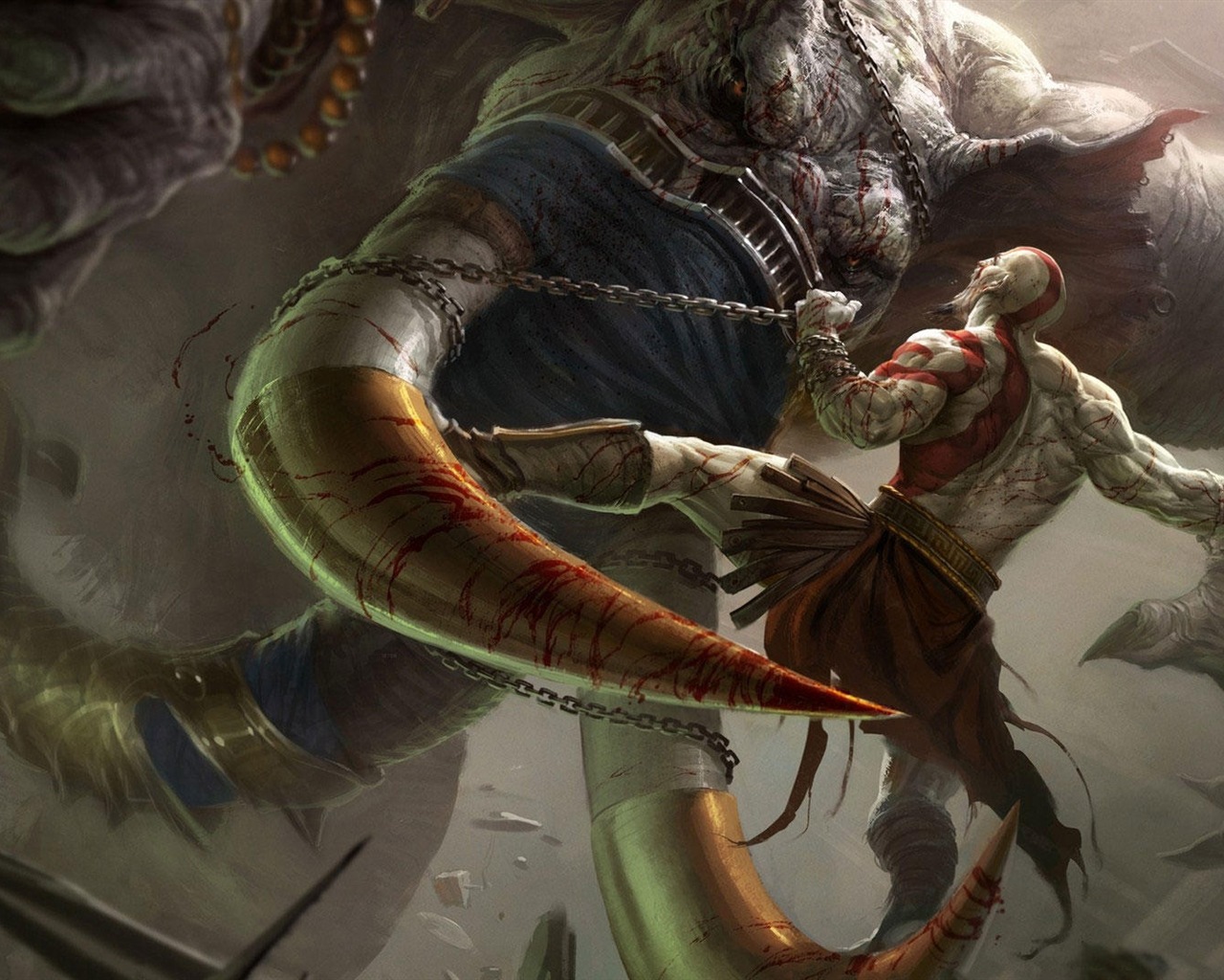 God of War: Ascension HD tapety na plochu #11 - 1280x1024
