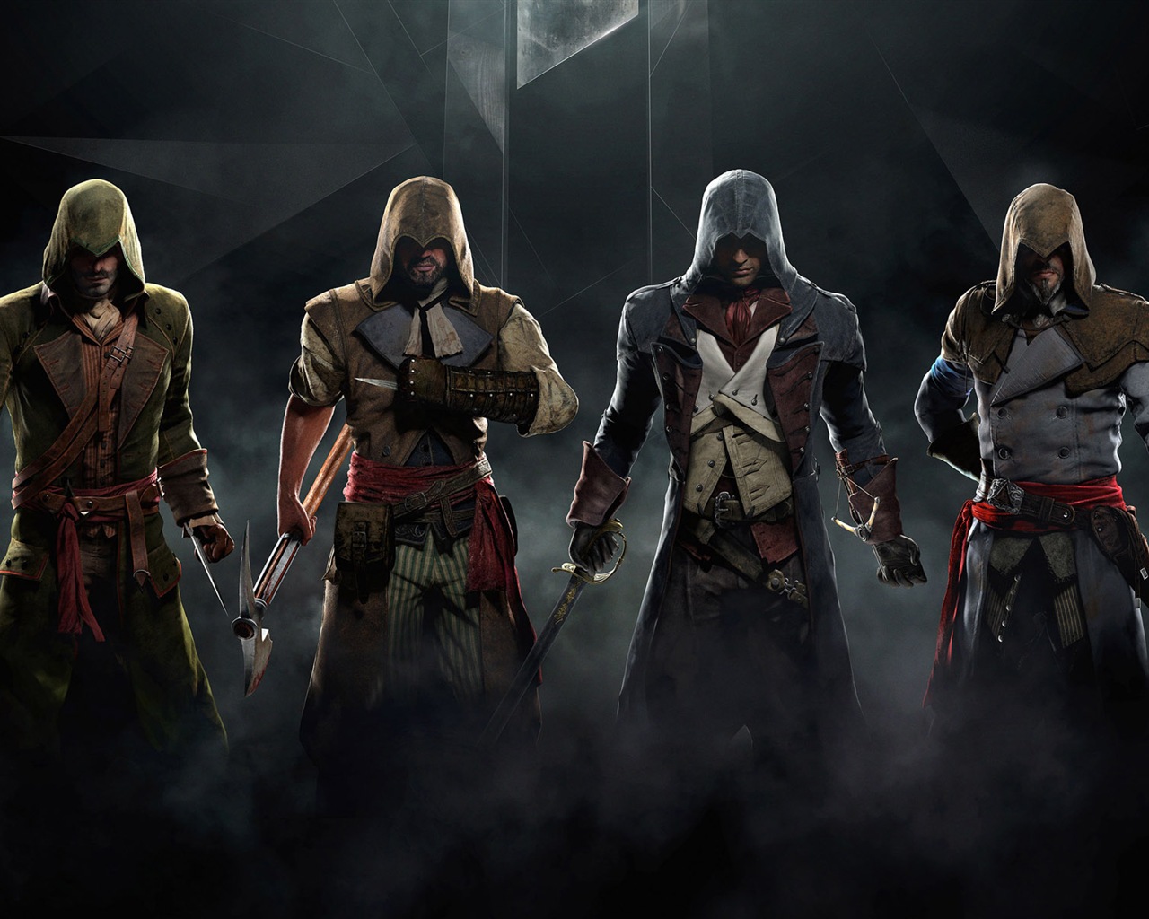 2014 Assassin's Creed: Unity 刺客信條：大革命高清壁紙 #1 - 1280x1024
