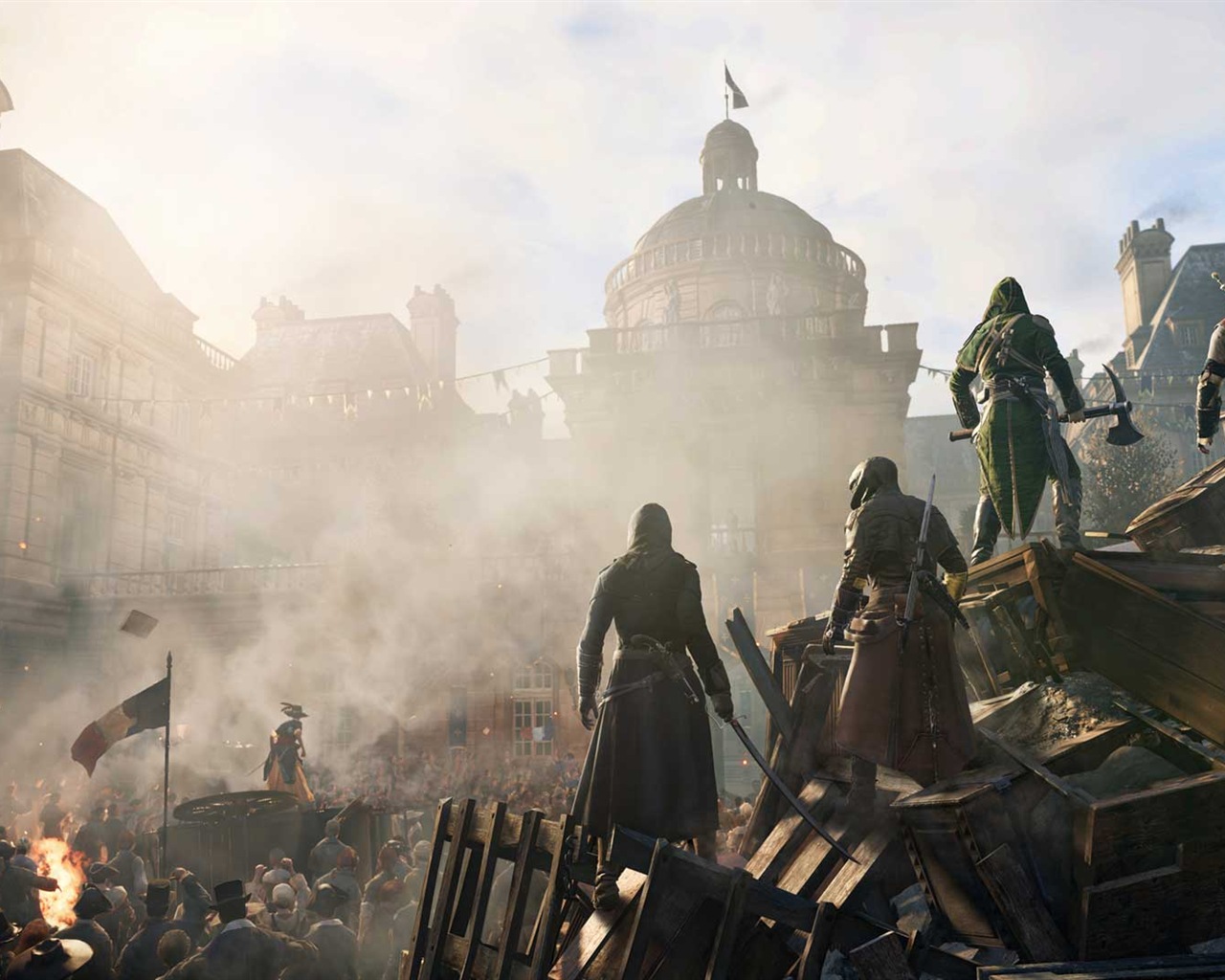 2014 Assassin's Creed: Unity 刺客信条：大革命 高清壁纸4 - 1280x1024