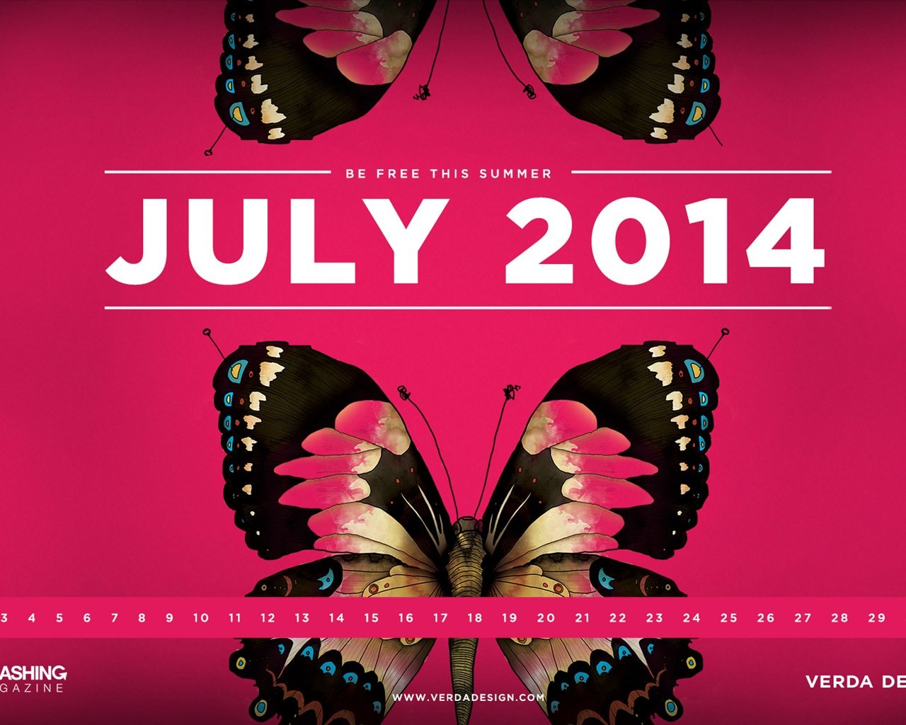 Juli 2014 Kalender Wallpaper (1) #1 - 1280x1024