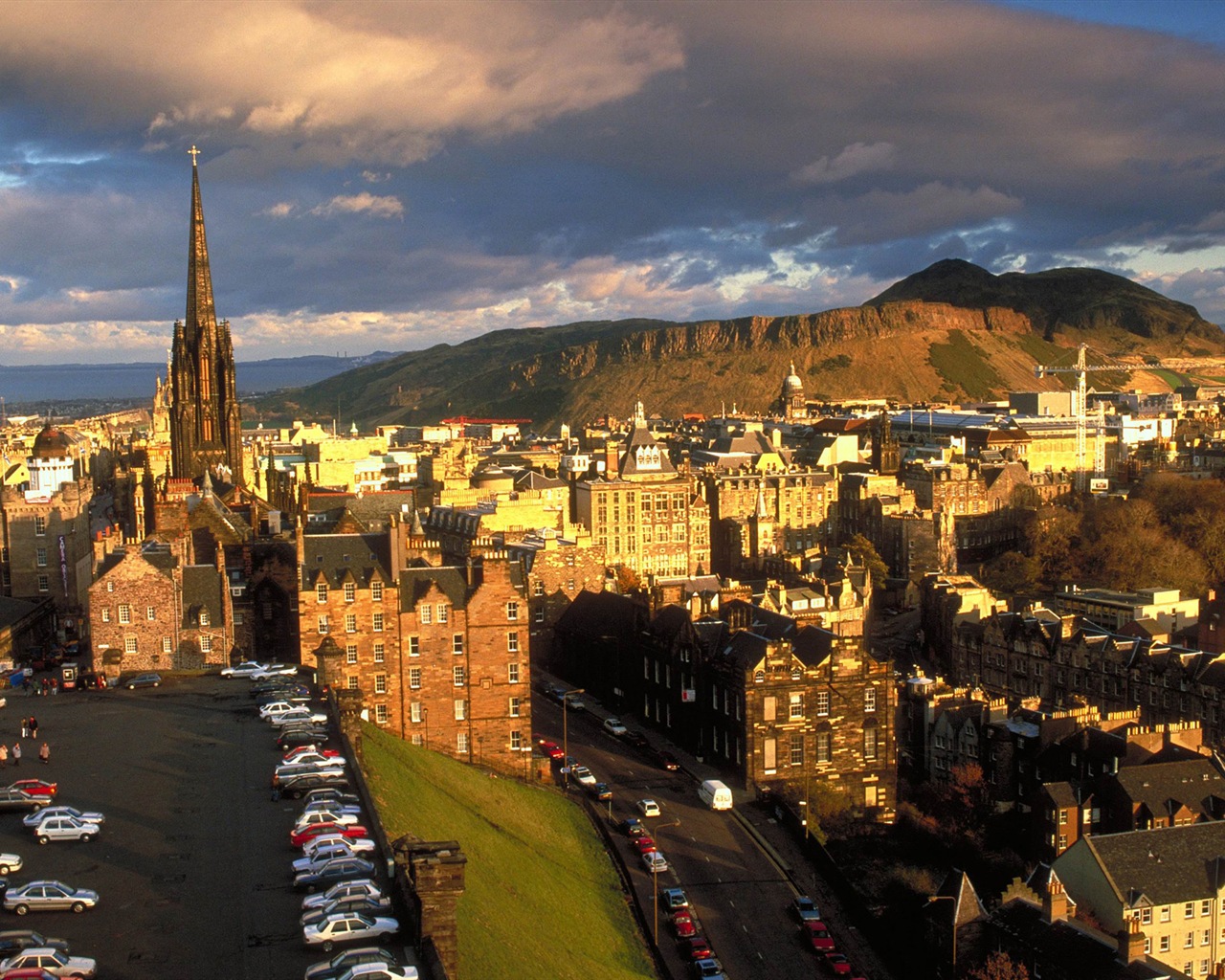 Krásné město Edinburgh, Skotsko HD Tapety na plochu #13 - 1280x1024