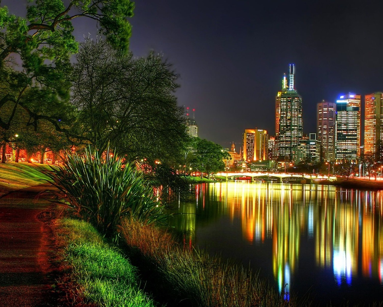 Austrálie Melbourne city HD tapety na plochu #4 - 1280x1024