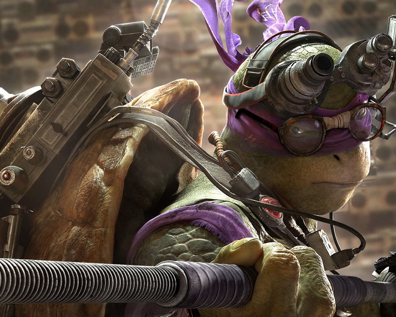 2014 Teenage Mutant Ninja Turtles HD film tapety #3 - 1280x1024