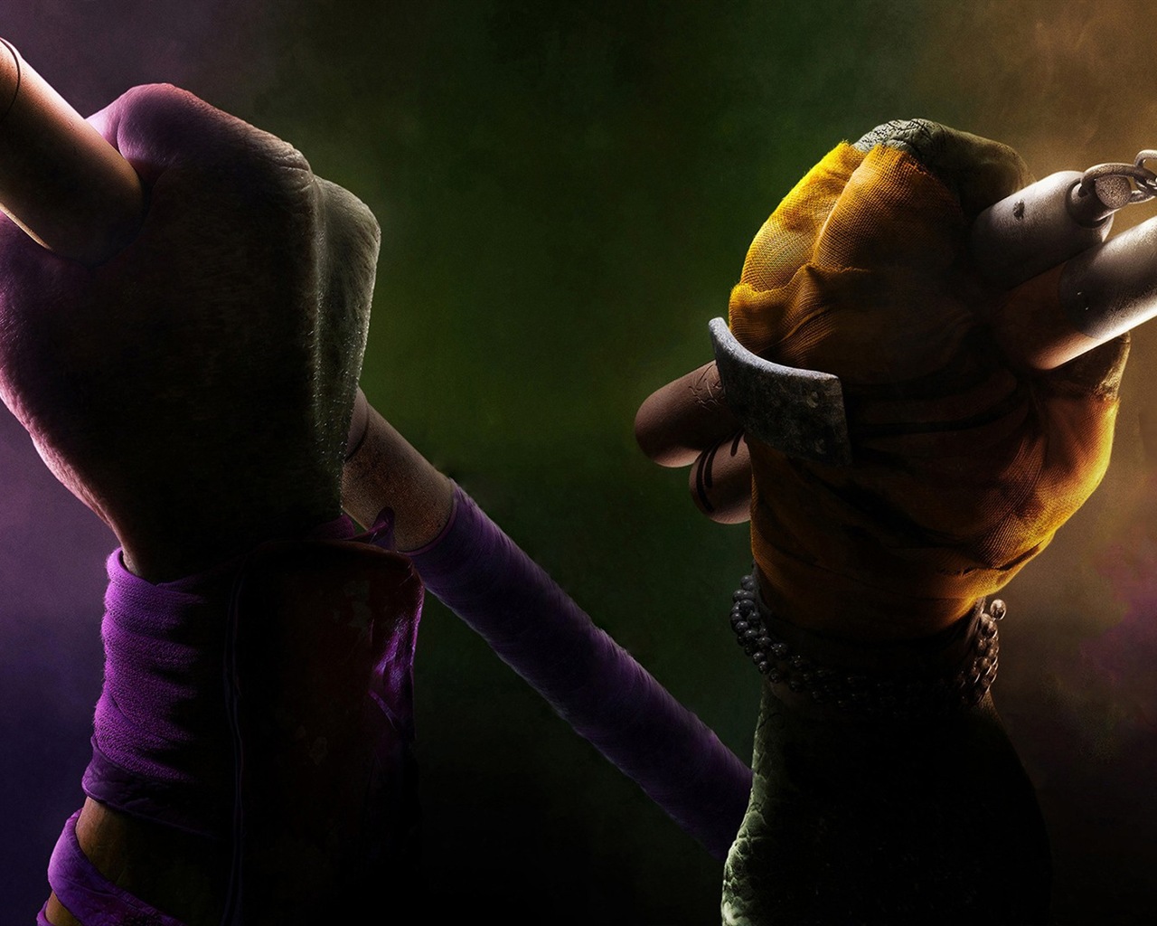 2014 Teenage Mutant Ninja Turtles HD film tapety #10 - 1280x1024