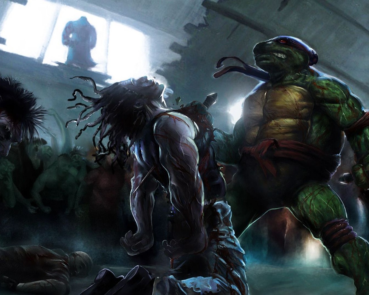 2014 Teenage Mutant Ninja Turtles HD film tapety #15 - 1280x1024