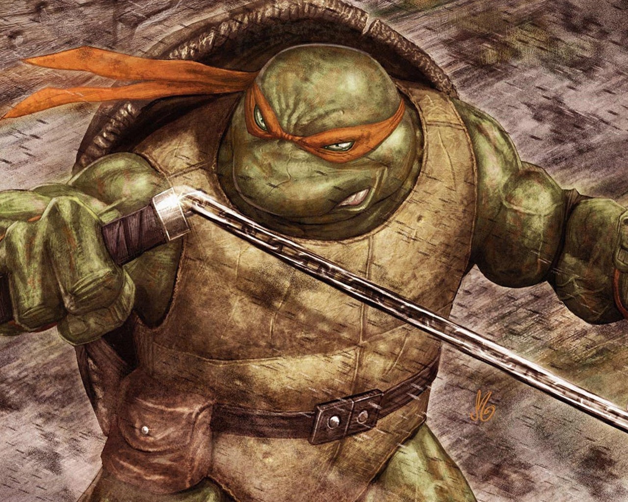 2014 Teenage Mutant Ninja Turtles HD film tapety #18 - 1280x1024