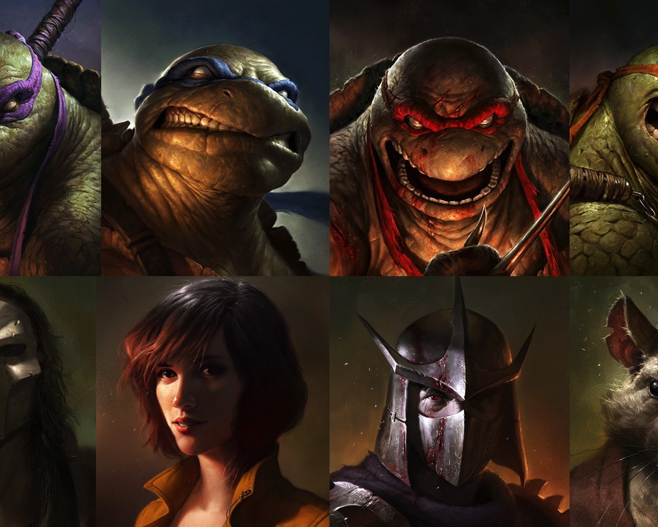 2014 Teenage Mutant Ninja Turtles 忍者神龜高清影視壁紙 #20 - 1280x1024