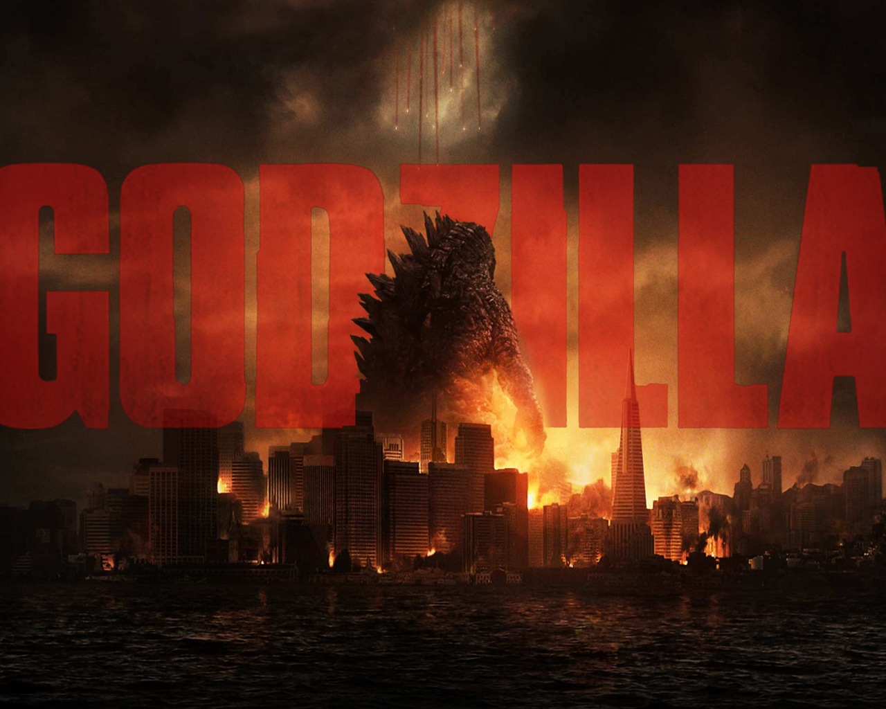 Godzilla 2014 film de fonds d'écran HD #11 - 1280x1024