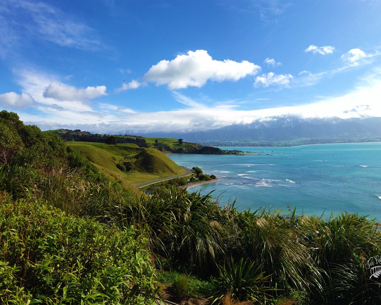 Magnifique paysage de la Nouvelle-Zélande, Windows 8 fonds d'écran thématiques #7 - 1280x1024