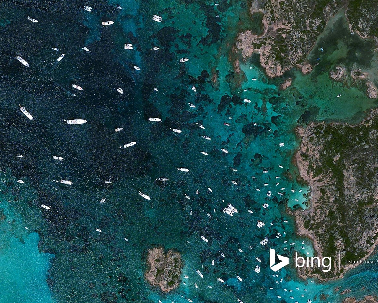 Microsoft Bing fondos de pantalla HD: Vista aérea de Europa #2 - 1280x1024